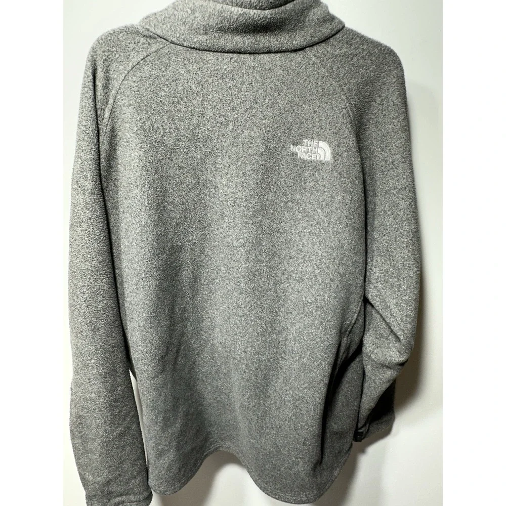 The North Face Men's Fleece Jacket Full Zip Size XL Gray
